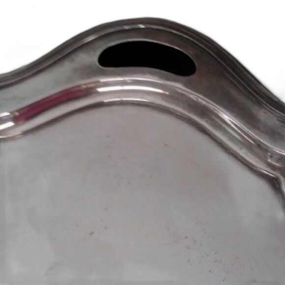 Early 1900s Reed & Barton Silver Plated Serving Tray Pattern 11040 24" x 18" - Picture 3 of 6